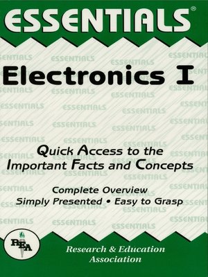 cover image of Electronics I Essentials